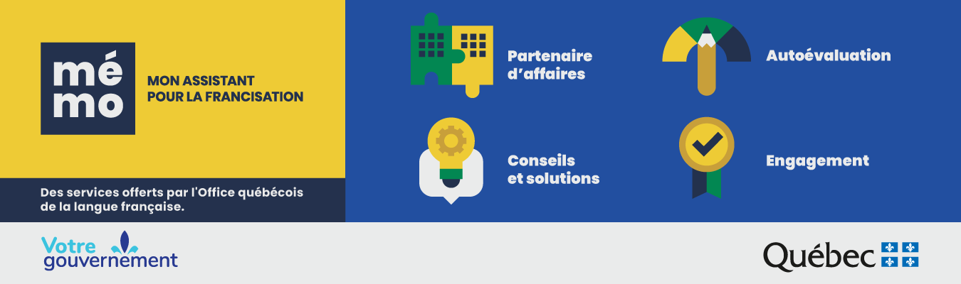Virage numérique des petites entreprises - Office québécois de la langue  française | Promenade Wellington